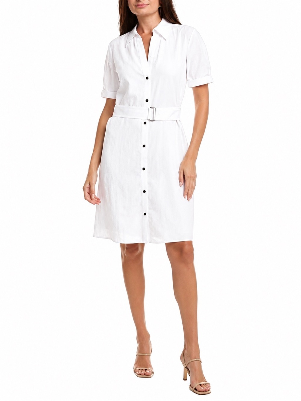 Nanette Lepore shirtdress white size 6
